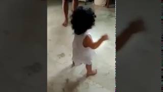 Learn how to walk baby Katsumi