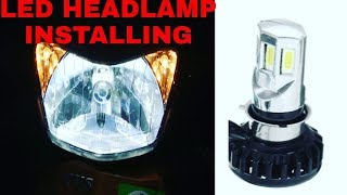 LED HEADLAMP INSTALLING | RTD M:02E | TVS JUPITER