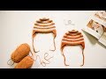 Crochet Baby Hat| Hướng dẫn móc mũ len kiểu che tai cho trẻ sơ sinh | Vyvascrochet