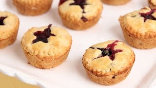 Mini Blueberry Pies Recipe - Laura Vitale - Laura in the Kitchen Episode 810 Mini Blueberry Pies Recipe - Laura Vitale - Laura in the Kitchen Episode 810