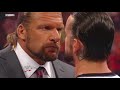 Tensions mount between CM Punk and Triple H: Raw, Aug. 1, 2011