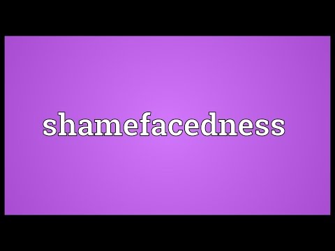 Header of shamefacedness