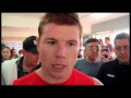 Canelo media work-out‏ in Mexico city
