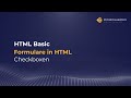 HTML Formulare 007 | Checkboxen