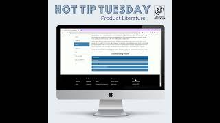 Product Literature Hot Tip Tuesday