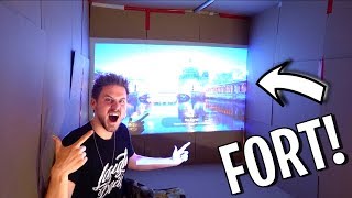 BOX FORT MOVIE THEATER!