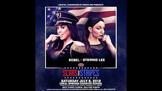 Rebel Vs Stormie Lee W. Francisco Ciatso Ccw Scars And Strips Full Match