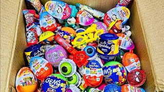 Surprise Eggs Unboxing Lots Of Surprise Eggs And Kinder Joy Fun Video Asmr 10