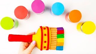 Kids Learn Colors With Play Doh Kinetic Sand Numbers Alphabet Education Video For Babies Coloring