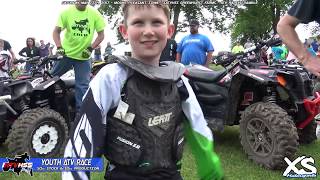 50cc Youth ATV Racing - IATVHSS 2017 Round 1 - Mount Pleasant Iowa