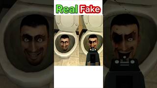 Fake Vs Real Skibiditoilet