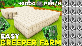 EN KOLAY CREEPER ( BARUT ) FARMI !!! Minecraft Creeper Farmı Nasıl Yapılır ? l M