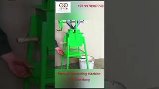 Manual Dewatering Machine For Cow Dung Dung