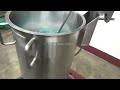 Northland 30 Gallon Stainless Steel Mixing Tank Demonstration