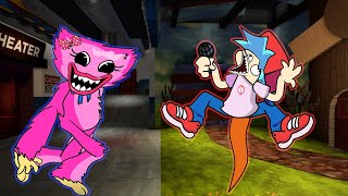 Fnf X Rainbow Friends Poppy Hugyy Wuyy Confronting Funkin Boyroblox Rainbow Friends