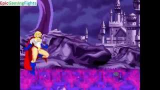 Power Girl Vs Pewdiepie In A Dc Vs Marvel Mugen Edition Match Battle Fight