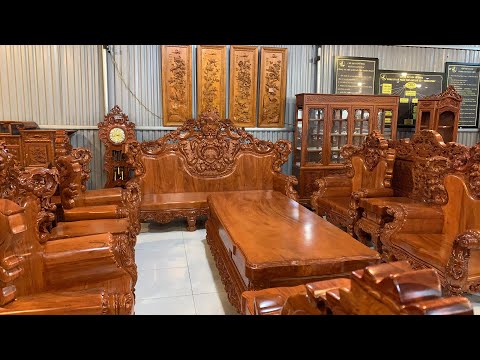 Sốc!!! Giá rẻ bấ ngờ những bộ bàn ghế chỉ 23tr đồng làm bằng gỗ cao cấp tại thế giới đồ gỗ.