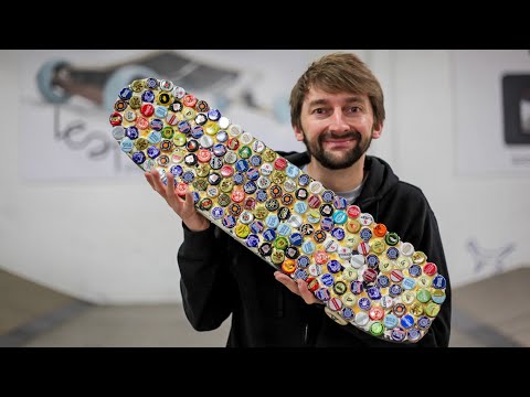 The Fallout 76 Bottle Cap Skateboard