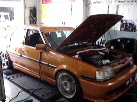 My'85 Toyota Corona ST150 with 3SGE Beams on Dyno