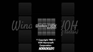 Windows 1 Yohyear Of Horrorby Microsoft Corporation Horrorsoft