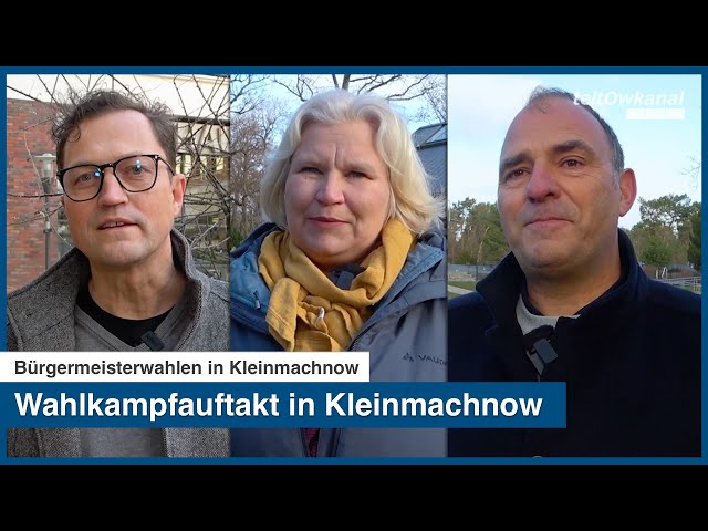 Wahlkampfauftakt in Kleinmachnow | Bürgermeisterwahl am 26.01.2025