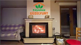 Köyümüz Güzelyurt Şömine Keyfi Video-86 25.12.2021