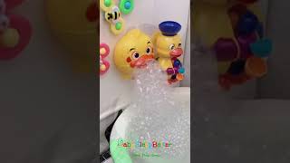 Automatic Bubble Machine Bath Toy Duckling Spit Bubbles