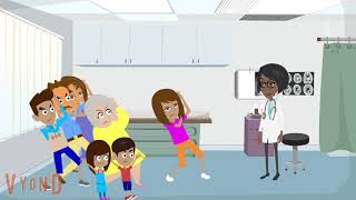 Dora Misbehaves At Her Flu Shotgrounded