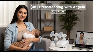 4K Breastfeeding With Angela Tips & Breast Pump Tutorial Pump With Me