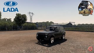Lada Ni̇va 1.7 İ Euro Truck Simulator 2 Gameplay