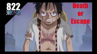 One Piece Episode 822 English Sub Preview (HD) - Death or Escape