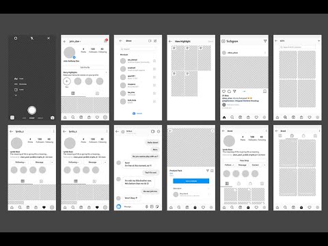 Instagram MockUp Photoshop Template 2020