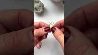 The Cutest Wire Bow Ring Ever Wire Bow Tutorial