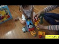 Thomas & Friends: Sodor Fix-It Station Playset Playtime w/ Maya + Dinosaurs! :-)