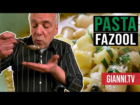 VIDEO : pasta fazool: pasta e fagioli, italian cooking video - gianni's north beach - pasta fazool, orpasta fazool, orpasta e fagioli, is a healthy and inexpensive peasant dish. you can have this one-pot meal that packs lots of flavor ...