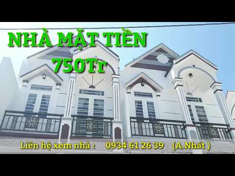 Nhà mặt tiền liên ấp Chợ Đình 750tr. Giáp Hóc Môn