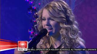 Taylor Swift - Christmas Is When You Were Mine Live At Today Show