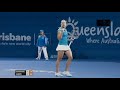 Francesca Schiavone v Kaia Kanepi Highlights Women's Singles Semi Final: Brisbane International 2012
