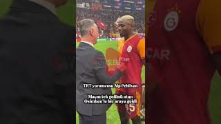 Trt Yorumcusu Alp Pehlivan, Maçın Tek Ünü Atan Osimhenle Bir Araya Geldi.