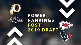 Post 2019 NFL Draft Power Rankings!
