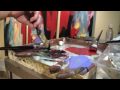 Abstract Oil Paint Artist - Laura Edwards - Torpedo Factory, Arlington VA