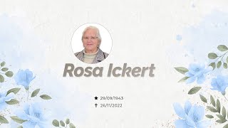 27/11/2022 | Culto em Memória de Rosa Ickert