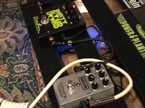 Distortion Shootout Barber Dirty Bomb vs MXR Fullbore Metal guitar pedal comparison