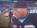 Steve Smith Crazy Post Game Interview With Andrea Kramer..Vikings vs. Panthers