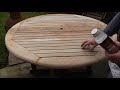 Protecting weathered oak garden furniture