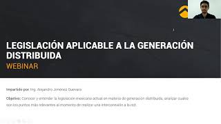 Legislación aplicable a la generación distribuida