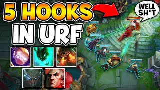 Five Hook Champs In Urf Is Hilarious We Hooked Them From Fountain To Fountain
