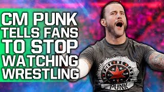CM Punk Tells Frustrated Fans To Stop Watching Wrestling