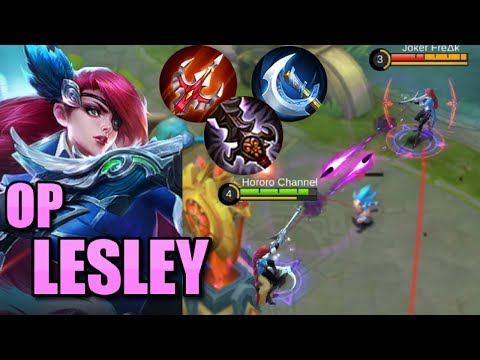 LESLEY IN THE NEW MAP AND HER BEST ITEMS GAMEPLAY | MLBB LESLEY IN THE NEW MAP AND HER BEST ITEMS GAMEPLAY | MLBB