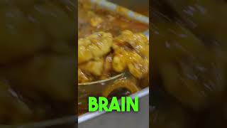 Would You Ever Eat A Cow’s Brain?! #Shorts #Youtubeshorts #Food #Travel #Cow #Asia